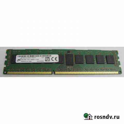 Память DDR3 ECC Rdimm PC3L-12800R 4 Гбайт (Micron) Москва