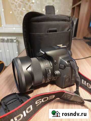 Зеркальный фотоаппарат canon 650d + обьектив Sigma Брянск - изображение 1