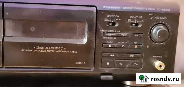 Дека кассетная Sony tc w405 Санкт-Петербург - изображение 1