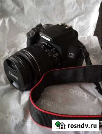 Фотоаппарат зеркальный Canon 2000d Kit 18-55 Санкт-Петербург - изображение 1