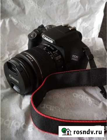Фотоаппарат зеркальный Canon 2000d Kit 18-55 Санкт-Петербург - изображение 1