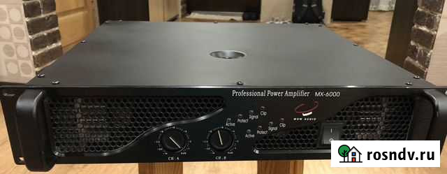 Усилитель мощности MOW audio MX-6000 Брянск - изображение 1