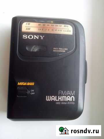 Кассетный плеер sony Walkman WM-FX113 Псков - изображение 1