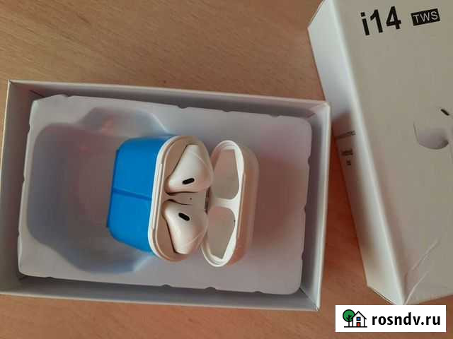 Наушники беспроводные TWS i14 Омск - изображение 1