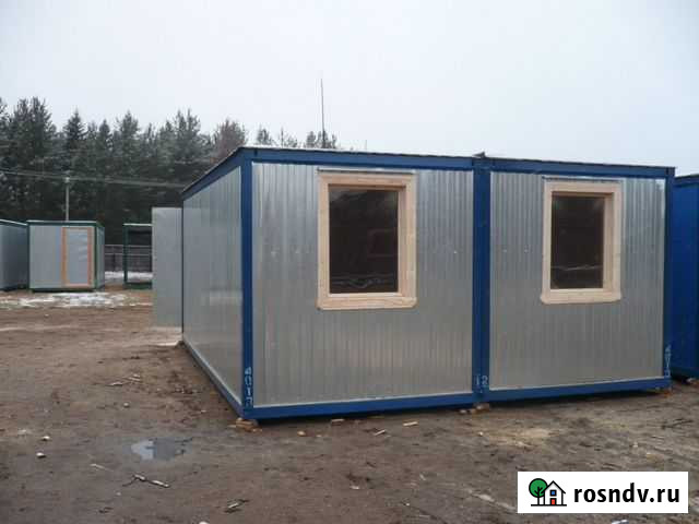Модульное здание из двух бытовок блок-контейнер Санкт-Петербург - изображение 1
