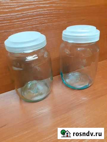 Баночка с крышкой 0, 2 гр. СССР из -под майонеза Красногорск - изображение 1