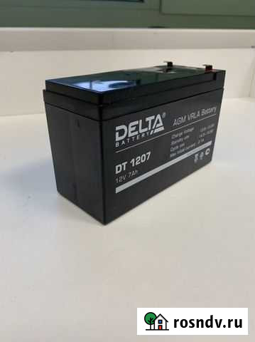 Аккумулятор delta agm vrla dt1207 Москва - изображение 1