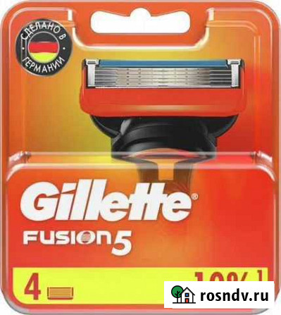 Сменные Кассеты Gillette Fusion5 Для Мужской Бритв Щёлково - изображение 1