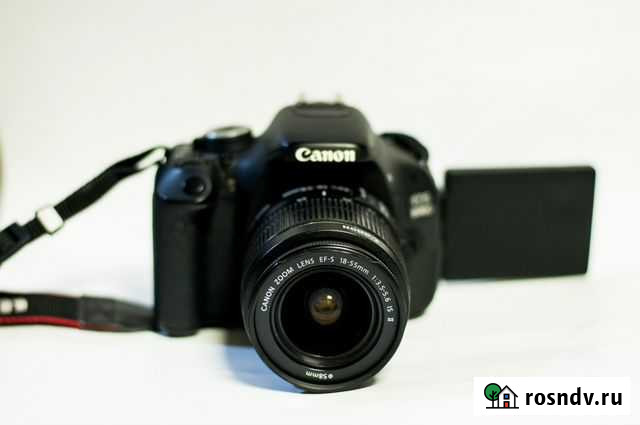 Зеркальный фотоаппарат Canon 600d 18-55mm Калининград - изображение 1
