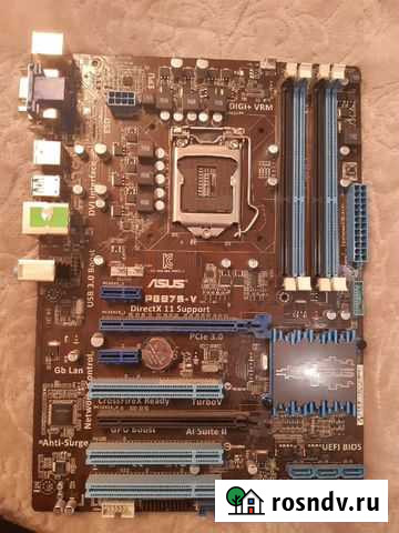 Материнская плата asus LGA1155 P8B75-V Смоленск - изображение 1