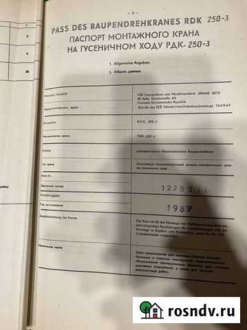 Рдк 250-3 Октябрьский - изображение 1