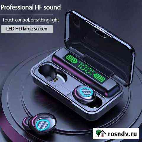 Новые Беспроводные Наушники power Bank Сенсорные Киров