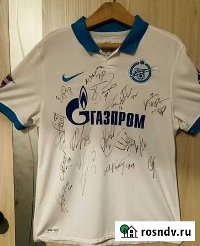 Футболка фк Зенит. Широков. С росписями футболисто Воронеж - изображение 1