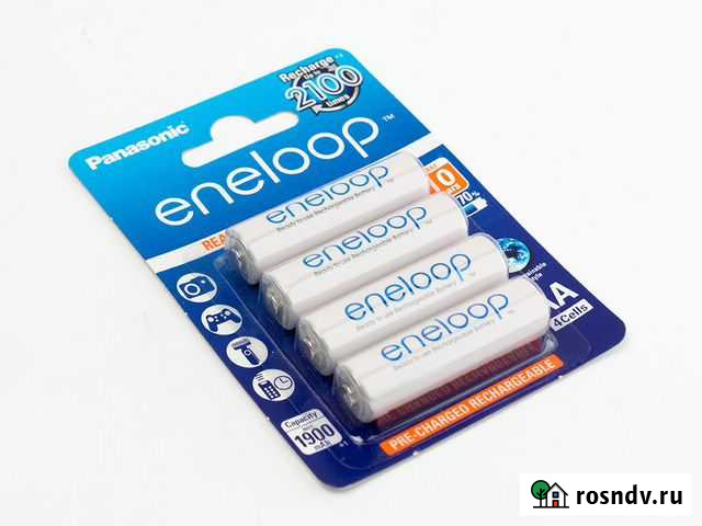 Аккумулятор AA Panasonic Eneloop 4 шт/уп (новые) Новосибирск - изображение 1