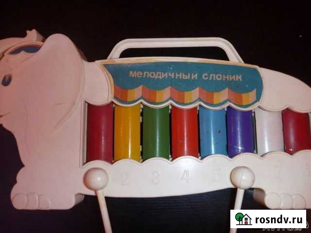 Музыкальный инструмент Слоник мелодичный Винтаж Москва - изображение 1