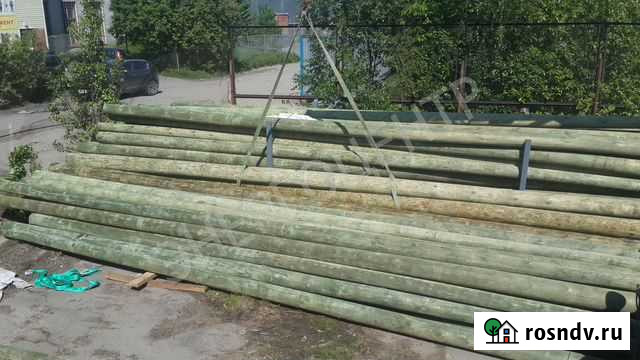 Продаем опоры (столбы) деревянные Петрозаводск - изображение 1