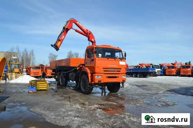 КамАЗ 43118 с КМУ, 2021 Южно-Сахалинск - изображение 1