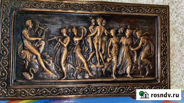 Панно Чиканка шикарная по меди с античным сюжетом Барнаул - изображение 1