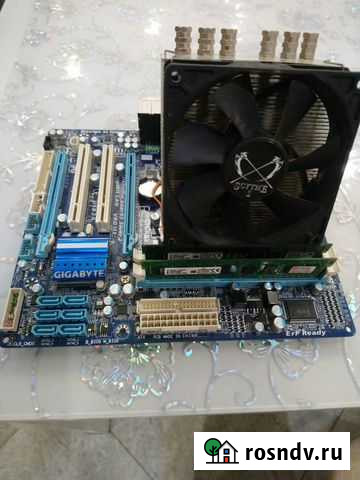 Материнская плата с процессором и RAM Краснодар - изображение 1