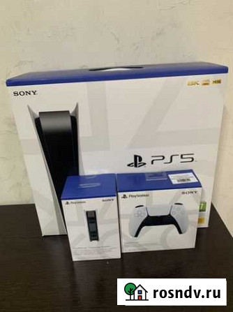 Sony playstation 5 с дисководом Белгород - изображение 1