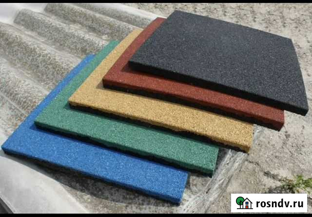 Монтаж и продажа плитки из резиновой крошки, травм Барнаул - изображение 1