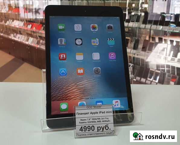 Apple iPad Mini 16Gb Wi-Fi Челябинск - изображение 1