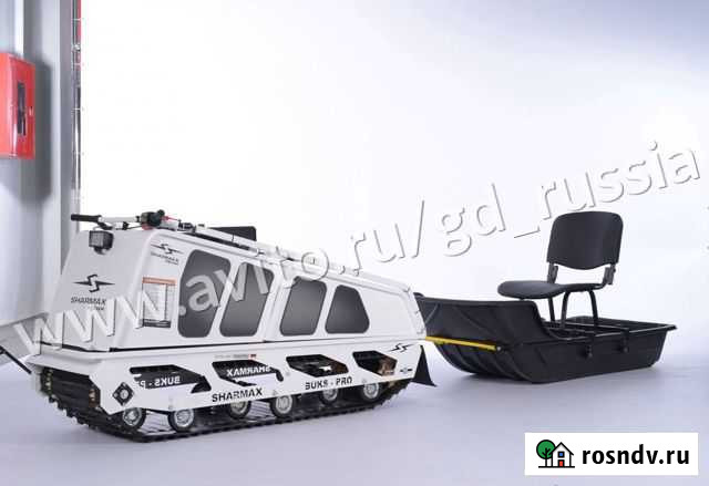 Мотобукс Sharmax S500 1700 HP15 +волокуша и кресло Петропавловск-Камчатский - изображение 1