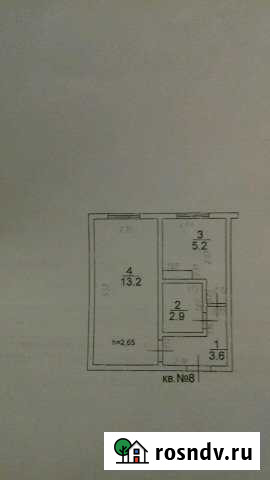 1-комнатная квартира, 25 м², 1/2 эт. на продажу в Байкальске Байкальск - изображение 1