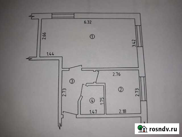 1-комнатная квартира, 33 м², 1/2 эт. на продажу в Шентала Шентала - изображение 1