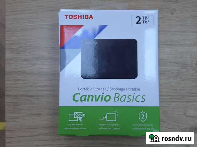 Переносной внешний жесткий диск hdd 2тб Toshiba Котельники - изображение 1