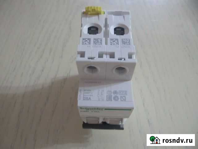 Авто.выключатель Schneider Acti 9 iC60N 2P (C) 25А Краснодар - изображение 1