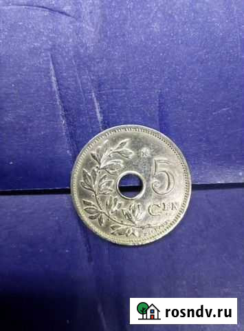 5 сантимов 1931г Бельгия А-91 Муром - изображение 1