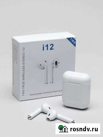 Беспроводные наушники tws i12 Казань - изображение 1