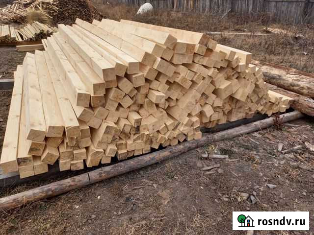 Брусок сосна 50х50 и 40/40 Тюмень - изображение 1