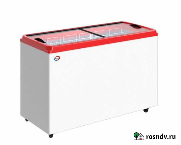 Ларь морозильный Eletto с прямым стеклом 350л Стерлитамак - изображение 1