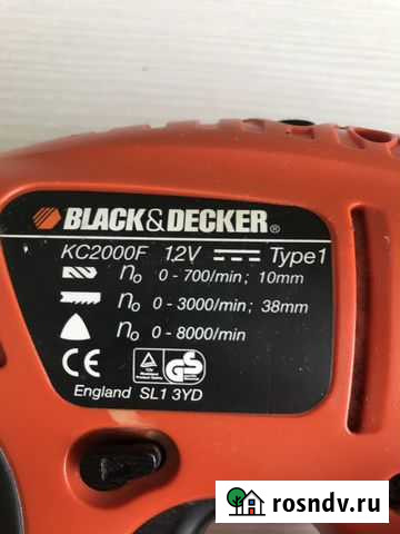 Шуруповерт black decker Тула - изображение 1