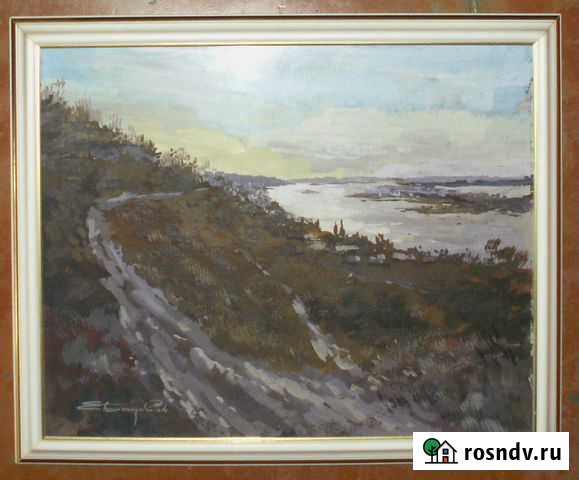 Картина Е. И. Бочарова Уходящий вечер Саратов - изображение 1