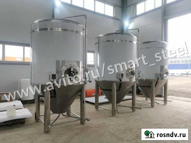 Цилиндро конический танк цкт 3000л для пива Волгоград - изображение 1
