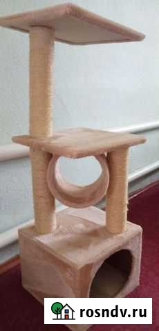 Домик, игровой комплекс, когтеточка для кошек Почеп - изображение 1