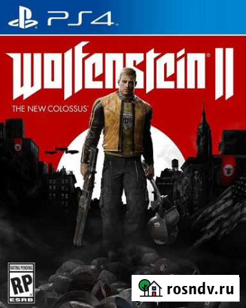 PS4 диск Wolfenstein 2:The New Colossus,новый,в уп Калининград - изображение 1