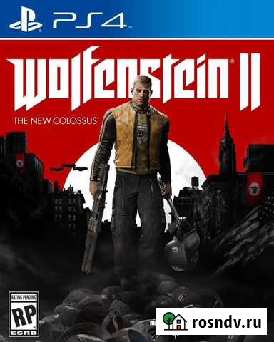 PS4 диск Wolfenstein 2:The New Colossus,новый,в уп Калининград - изображение 1