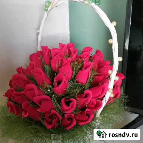 Букет из конфет, на заказ Новосибирск - изображение 1