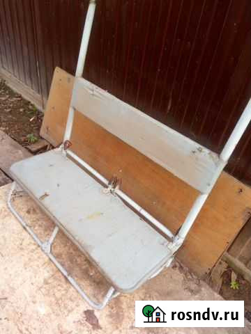 Скамейка садовая алюминиевая складная от вертолета Воротынск - изображение 1