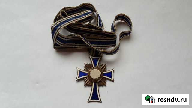 Почетный Крест Немецкой Матери. Бронза. Германия Севастополь - изображение 1