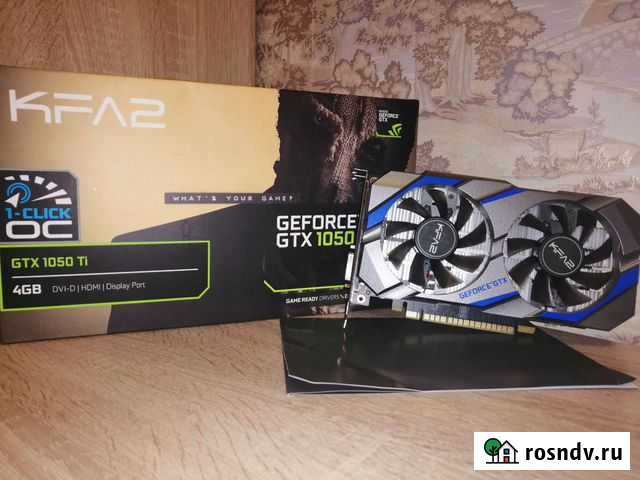 Видеокарта gtx 1050 ti 4gb Улан-Удэ - изображение 1