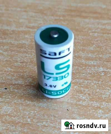 Батарейка saft LS 17330 lithium 3.6 v 2/3 A (литий Красноярск - изображение 1