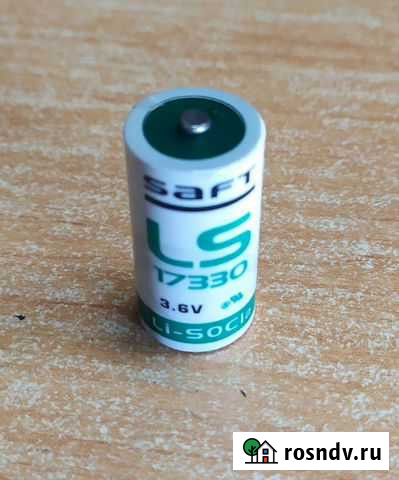 Батарейка saft LS 17330 lithium 3.6 v 2/3 A (литий Красноярск - изображение 1