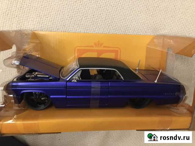 Модель авто 1964 Chevy Impala 1:24, jada, 7500 шт Санкт-Петербург - изображение 1