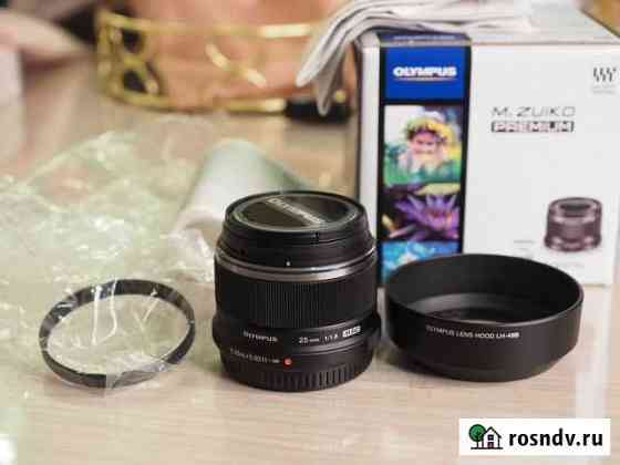 Объектив Olympus m zuiko 25mm f 1.8 как новый Чайковский