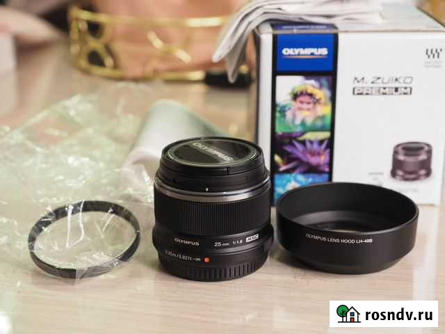 Объектив Olympus m zuiko 25mm f 1.8 как новый Чайковский - изображение 1